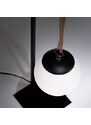 Bílá plastová stolní lampa Kave Home Monteiro