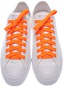 Ploché tkaničky do bot - oranžová