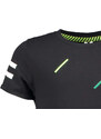 B-nosy Chlapecké tričko černé s neonovými nášivkami