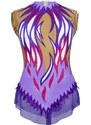 VFstyle Gymnastický dres Daria fialový