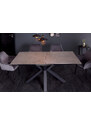 Moebel Living Hnědý keramický rozkládací jídelní stůl Letole 180/225 x 90 cm