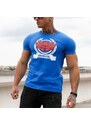 Pánské fitness tričko Iron Aesthetics Triumph, modré