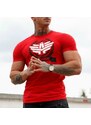 Pánské fitness tričko Iron Aesthetics Triumph, červené