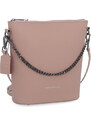 Kožená kabelka crossbody Noelia Bolger tělová NB 0041 N