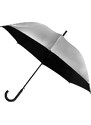 Falconetti Holový deštník YORK černo-stříbrný