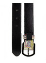 PIERRE CARDIN Dámský kožený pásek PCMT 8018/30 Různobarevná - zeleno/žlutá 95 cm