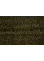 Hoorns Tmavě zelená manšestrová rohová pohovka Twilight 274 cm, levá