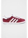 Boty adidas Originals Gazelle vínově červená barva, B41645