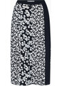 Calvin Klein dámská černobílá maxi sukně Floral