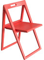 Pedrali Červená plastová skládací židle Enjoy 460