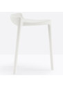 Pedrali Bílá plastová židlička Happy 491 50 cm