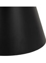 Scandi Černý keramický konferenční stolek Sandro 65,7 cm