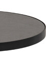 Scandi Černý keramický odkládací stolek Sandro 45,7 cm