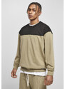 UC Men Horní blok Crewneck khaki/černý