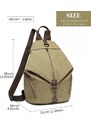 Miss Lulu Batoh Canvas Khaki