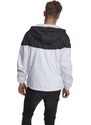 Urban Classics 2-Tone Tech Windrunner blk/wht