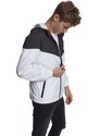 Urban Classics 2-Tone Tech Windrunner blk/wht