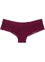 Victoria´s Secret Victoria's Secret krajkové kalhotky Stretch Cotton Lace-waist Cheeky Panty