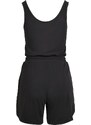 UC Ladies Dámský modální overal s krátkými rukávy v černé barvě