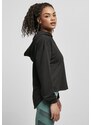 URBAN CLASSICS Ladies Oversized Shaped Modal Terry Hoody - black