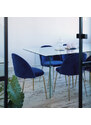 Skleněný jídelní stůl Kave Home Burano 180 x 90 cm