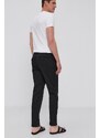 Kalhoty Polo Ralph Lauren pánské, černá barva, přiléhavé