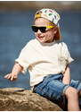 Maximo Dětské sluneční brýle žlutočerné soft touch