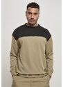 UC Men Horní blok Crewneck khaki/černý