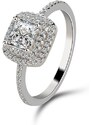 Emporial stříbrný rhodiovaný prsten Elegantní třpyt MA-R0573