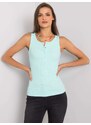 Fashionhunters Samantha mint top na zip