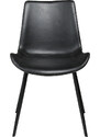 ​​​​​Dan-Form Vintage černá koženková jídelní židle DAN-FORM Hype