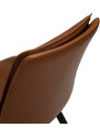 ​​​​​Dan-Form Hnědá koženková jídelní židle DAN-FORM Fierce