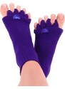 Zdravotní barevné adjustační ponožky Happy feet - PURPLE 39-42