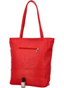 Delami Vera Pelle Luxusní dámská kožená kabelka Jane, červená