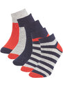 DEFACTO Boys 5 Pack Booties Socks