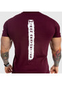 Pánské fitness tričko Iron Aesthetics Force, bordové