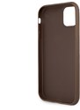 Ochranný kryt na iPhone 11 - Guess, 4G Logo Back Brown