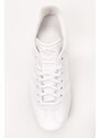 Boty adidas Originals Gazelle bílá barva, na plochém podpatku, BB5498