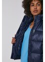 Péřová bunda Armani Exchange dámská, tmavomodrá barva, zimní