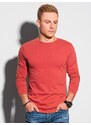 Buďchlap Červené stylové tričko s dlouhým rukávem L131