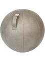Světle šedý sedací / gymnastický míč VLUV VEEL Ø 65 cm