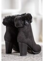 GOODIN Černé dámské kotníkové boty