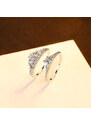 Linda's Jewelry Stříbrný dvojitý prsten Tiara Ag 925/1000 IPR095