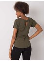 BASIC KHAKI DÁMSKÉ TRIČKO --KHAKI [ZUL]