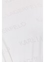 Svetr Karl Lagerfeld dámský, bílá barva, lehký