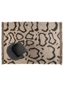 Béžový ručně tkaný vlněný koberec DUTCHBONE AYAAN 170 x 240 cm s africkým motivem