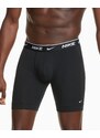 Nike boxer brief long 3pk BLACK