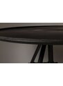 Černý kovový konferenční stolek DUTCHBONE Brok 78 cm