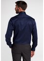 1863 BY ETERNA luxusní keprová košile půlnoční modrá Modern Fit super soft Non Iron