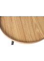 Hoorns Hnědý jasanový konferenční stolek Mireli 78 cm